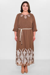 Gumanize - Plus Size Dress (GMZ2025-544-7639) - 8690200079474