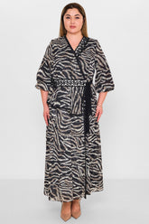 Gumanize - Plus Size Dress (GMZ2024-582-7148) - 8690200080548