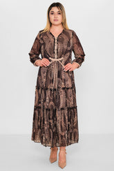 Gumanize - Plus Size Dress (GMZ2026-91-7205) - 8690200080821