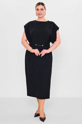 Laluce - Plus Size Dress (L2.Y26.ELB.2E655) - 8690200082405