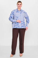 Laluce - Plus Size Shirt (L2.Y26.GML.2G144) - 8690200082559