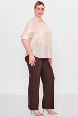 Laluce - Plus Size Shirt (L2.Y26.GML.2G152) - 8690200082603