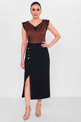 Fever - Plus Size Skirt (FVR26Y13011) - 8690200089053