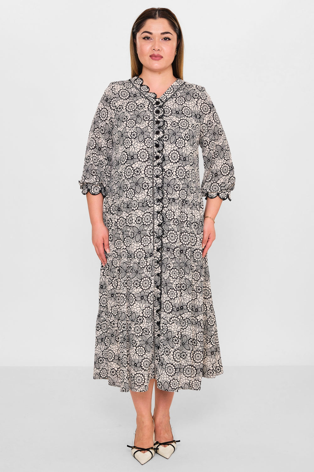 Gumanize - Extended Plus Size Dress (GMZ2025-801-7556) - 8690200090004