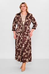 Dress port - Plus Size Suit (DSP26Y3400) - 8690200090295