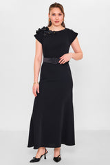 Dress port - Plus Size Dress (DSP26Y5707) - 8690200090448