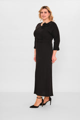 Dress port - Plus Size Dress (DSP26Y5501) - 8690200090875