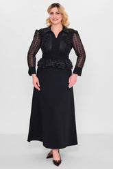 Qne tu - Plus Size Dress (QNE26Y6159BB) - 8690200092763