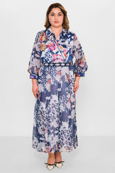 Gumanize - Plus Size Dress (GMZ2025-779-7539) - 8690200095184