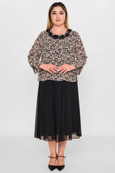 Gumanize - Plus Size Dress (GMZ2026-544-8078) - 8690200103223