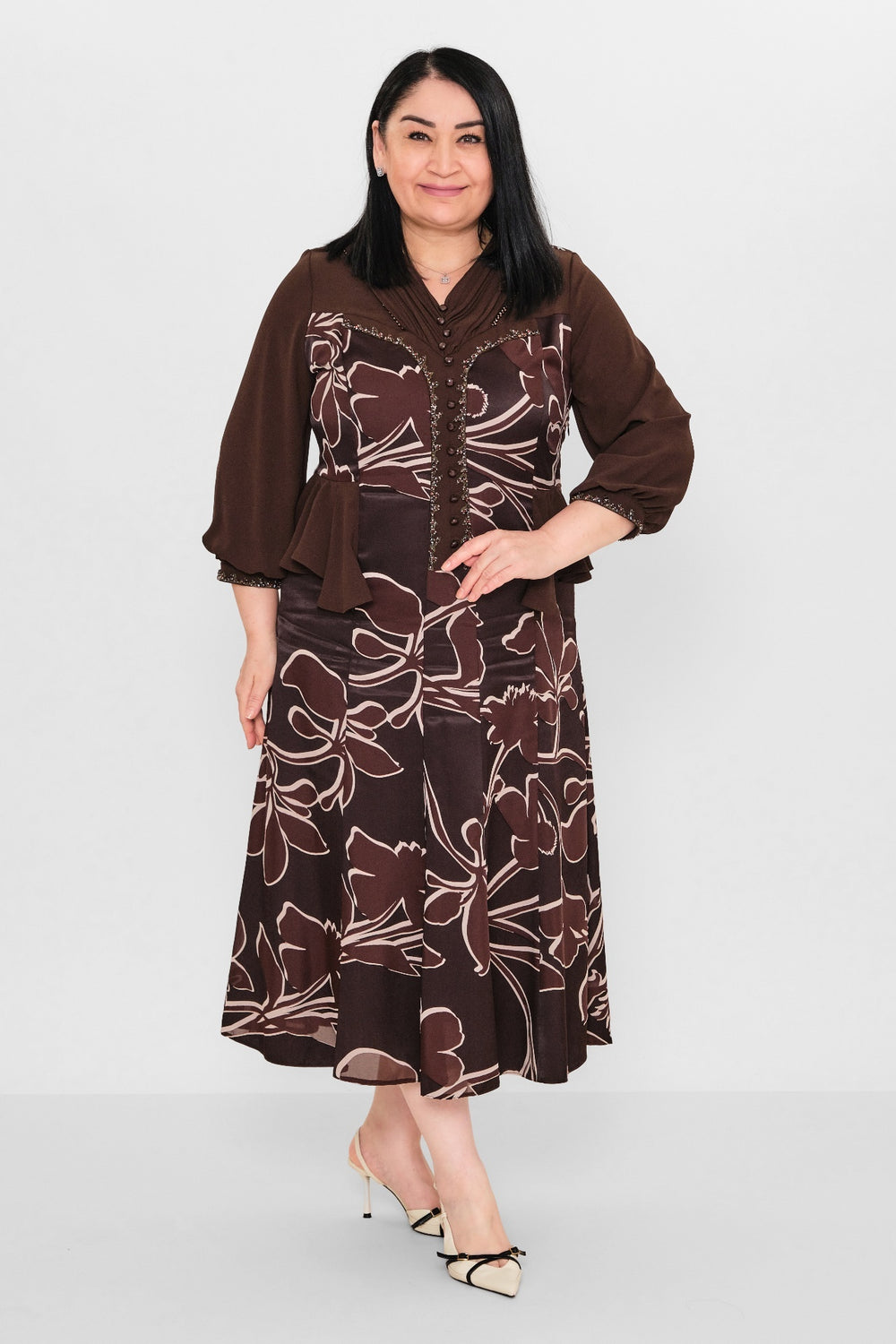 Gumanize - Extended Plus Size Dress (GMZ2026-573-8097) - 8690200103360