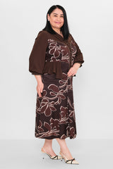 Gumanize - Extended Plus Size Dress (GMZ2026-573-8097) - 8690200103360