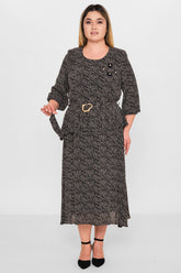 Gumanize - Plus Size Dress (GMZ2026-596-7934) - 8690200103377