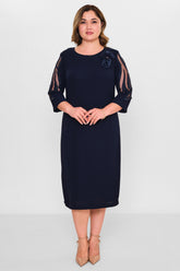 Gumanize - Extended Plus Size Dress (GMZ2024-122-1996) - 8690200107160