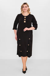 Ebberro - Plus Size Dress (EBR26Y10326BB) - 8690200107870