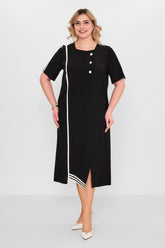 Ebberro - Plus Size Dress (EBR26Y11226BB) - 8690200107917