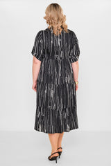 Ebberro - Plus Size Dress (EBR26Y5358BB) - 8690200108341