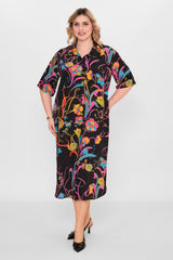 Ebberro - Plus Size Dress (EBR26Y7807BB) - 8690200108433