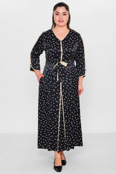 Dress port - Plus Size Dress (DSP26Y5705) - 8690200108525