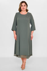 Gumanize - Plus Size Dress (GMZ2022-107-1996) - 8690200109492