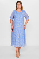 Gumanize - Plus Size Dress (GMZ2025-1037-7770) - 8690200109584