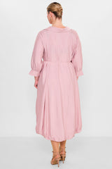 Greencountry - Plus Size Dress (GRC26Y5847-Y) - 8690200110849