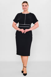 Laluce - Plus Size Dress (L2.Y26.ELB.2E665) - 8690200110863