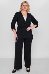 Selen - Plus Size Jacket (SLN26Y27552) - 8690200111013