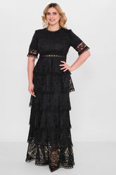 Kedma - Plus Size Dress (KDM26Y8-98316X) - 8690200112768