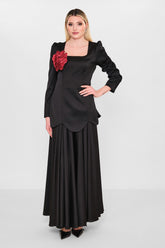 Kedma - Plus Size Dress (KDM26Y8-98355) - 8690200112898