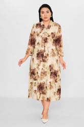 Ksas - Plus Size Dress (KSAS32390) - 8690200115431