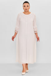 Ksas - Plus Size Dress (KSAS32113) - 8690200118593