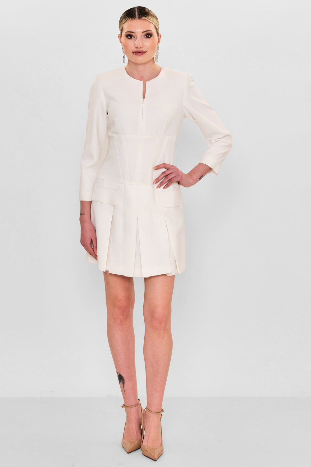 Kedma - Plus Size Dress (KDM26Y8-98337) - 8690200119484