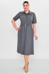 Dayi - Plus Size Dress (BDY26Y61336) - 8690200120466