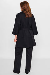 Fi̇more - Plus Size Trench coat (FMR26Y00332-8) - 8690200123702