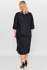 Ebberro - Plus Size Dress (EBR26Y5319BB) - 8690200127069