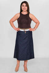 Elitline - Plus Size Skirt (ELT26Y2-34-4014) - 8690200128349