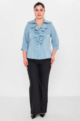 Kifayet - Plus Size Shirt (KFY26Y18508-01) - 8690200128462