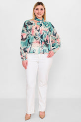 Laluce - Plus Size Blouse (L2.Y26.BLZ.2B202) - 8690200129964