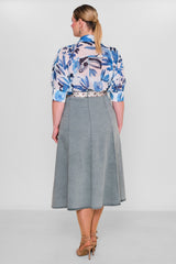 Elitline - Plus Size Skirt (ELT26Y2-276-4018) - 8690200135743