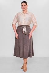Elitline - Plus Size Skirt (ELT26Y2-276-4018) - 8690200135750