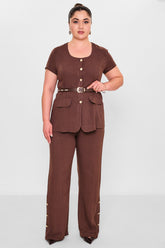 Dress port - Plus Size Suit (DSP26Y3463) - 8690200139376