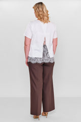 Welike - Plus Size Blouse (WLK26Y1466) - 8690200140419