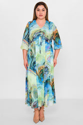 Gumanize - Plus Size Dress (GMZ2024-508-7073) - 8690200142130