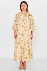Gumanize - Plus Size Dress (GMZ2025-1178-7596) - 8690200142154