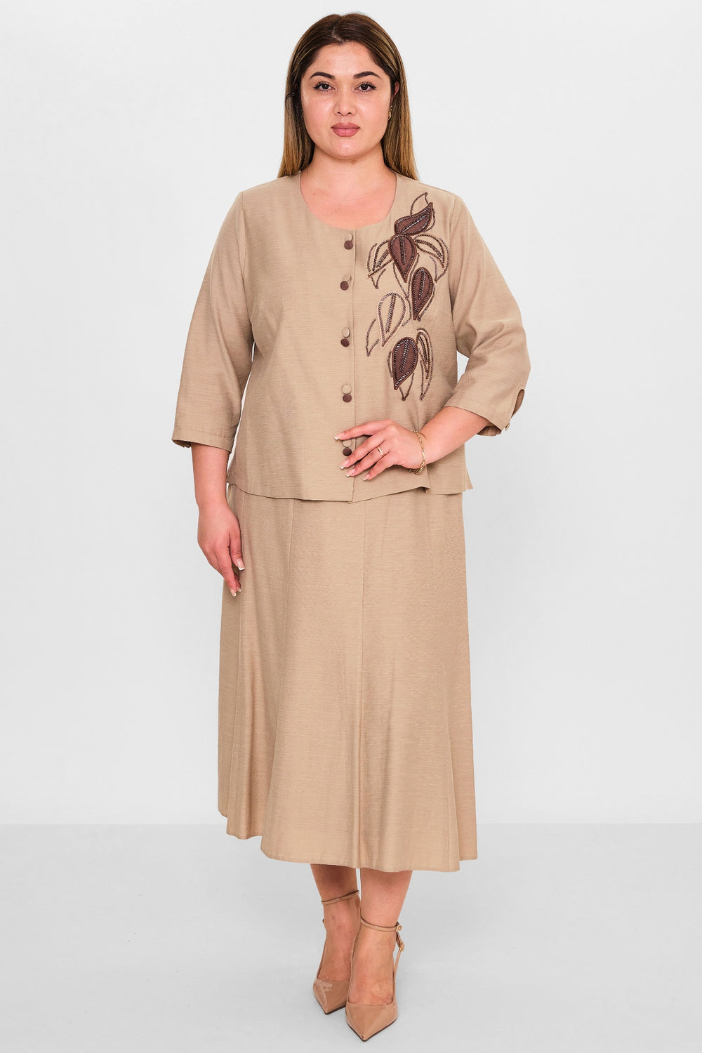 Gumanize - Plus Size Suit (GMZTK414-8118) - 8690200142482