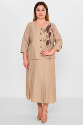 Gumanize - Plus Size Suit (GMZTK414-8118) - 8690200142482