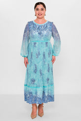 Ksas - Plus Size Dress (KSAS32403) - 8690200145728