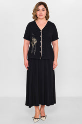 Dress port - Plus Size Suit (DSP26Y3471) - 8690200149177