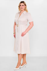 Laluce - Plus Size Dress (L2.Y26.ELB.2E670) - 8690200151064